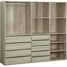 Kit de Placard Modulaire Sweeek - Naturel - 200x45x180 cm - Publicité