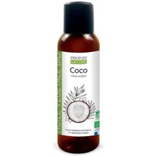 Huile Végétale Vierge Bio de Coco - 100 ml - Publicité