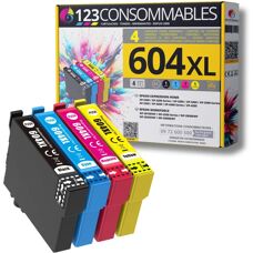 Cartouches d'encre Epson 604 XL - Pack de 4 - Publicité