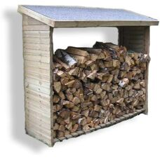 Chariot à bois Foresta RB 18869 - Rangement de bois - Support à bois - Publicité