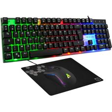 The G-Lab Yttrium Tastatur och Mus Set - RGB-belysning
