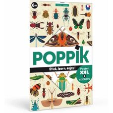 Poppik - Lernposter & Sticker Insekten - Kinderzimmerdeko