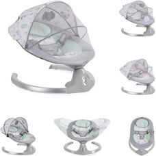 Cangaroo Babywippe Ari - Musik, Timer, Bluetooth - Grün