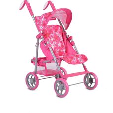 Moni Pink Stars 9351 Faltbarer Puppenwagen - Puppenwagen