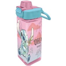 Kinderfles Disney Stitch - 500ml Vierkante Licentie