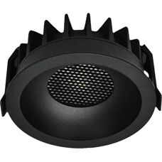 V-TAC 24W Schwarz CCT Einbauleuchte - 3-in-1, Ø135mm