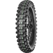 Enduro Pneumatika MITAS - 120/100-18, Zelená, Středně tvrdé terény