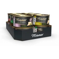 Miamor Katzennahrung - Fein Filets Natur Mix 12 x 80 g