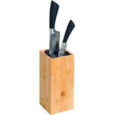 Kesper Bambusový blok na nože - Přírodní, 10x10x23cm - Organizátor nožů a pomůcek