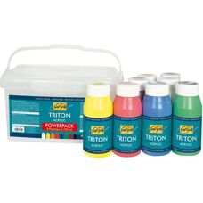 KREUL Triton Power Pack Acrylfarben - 8 x 750 ml