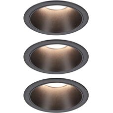 Paulmann 94869 iluminación de techo - LED, 6W, negro, 2700K