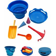 Schildkröt 970244 Sandspielzeug - Kompaktes 7in1 Spielset