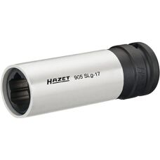 Hazet 905SLG-17 Indsats til slagdrejeborem, specielt profil, sølv, 1/2" drive