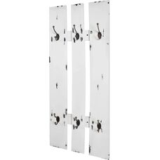 Haku Faliakasztó - 6 Horgok, Fehér, 40x100cm