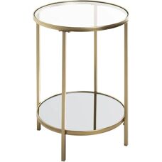 Haku Gouden Bijzettafel - 39x55 cm - Elegant Decor