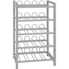 Haku Moebel Aluminium Weinregal 34 x 22 x 59 cm - Weinregal