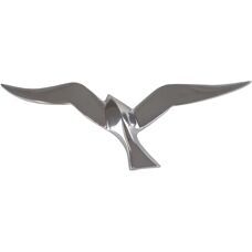 GILDE Flying Bird Silber Wanddeko
