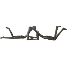 Gilde Casablanca Loving Iron Sculpture - Decor Figural