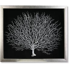 GILDE Casablanca Arte en Madera - Árbol Plateado - 60x50cm