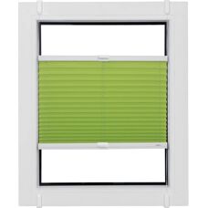 SUNLINES Faltrollo - Grün, 105cm, ohne Bohren, Flexibel