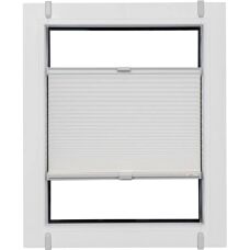 SUNLINES Wabenplissee - Fensterisolierung - Weiß & Grau