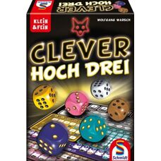 Schmidt Spiele 49384 Gioco da Tavolo Clever Hoch Drei
