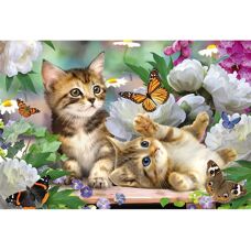 Schmidt Puzzle 150 Teile - Verspielte Katzenbabys - Puzzle