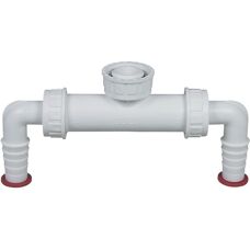 Dallmer Kompakt Waschgeräte-Anschluss - Doppel 1" Siphon