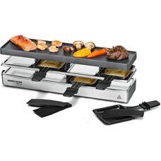 Rommelsbacher RC 800 - Nero, Argento - Grill per Raclette