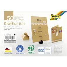 Folia 692/4/98 Kunstpapier - 50 Blätter - A4 Kraftpapier