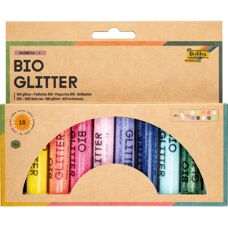 Folia Bastelpapier Bio Glitter Rainbow L - Bastelglitter