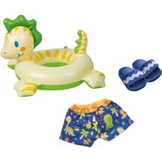 Heless Dino Puppen-Schwimmset - Puppenzubehör