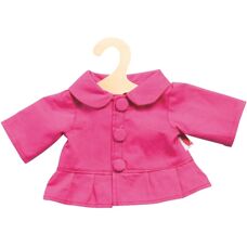 Heless Abrigo Rosa para Muñecas - Ropa para Muñecas 28-33cm