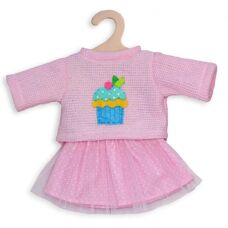 Completo abbigliamento per bambole Cupcake Rosa - 35-45 cm
