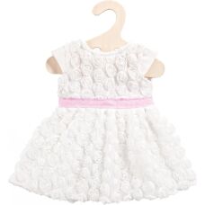 Heless Model 35-45cm Wit/Roze Bloemen Poppenjurk