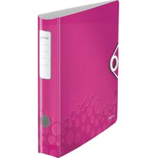 Leitz Model 11070023 Pink A4 Ring Binder - Office Organizer