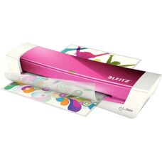 Leitz iLAM Laminator Domowy Biuro Różowy - Laminator, A4, 125 Mikron