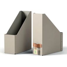 Leitz Beige Magazine Rack - Recycled Cardboard - A4 Storage