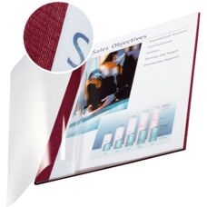 Leitz Model 74140028 - 10.5mm Softcover A4 Binder - Bordeaux