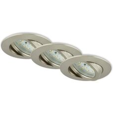 BRILONER LED Einbaustrahler - Dimmbar, Verstellbar, 470lm