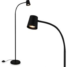 BRILONER Staande lamp Skriva - Verstelbaar, GU10, Zwart