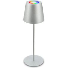 Briloner Kiki Rechargeable LED Table Lamp - Modern Chrome