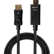 Lindy 36922 DisplayPort to HDMI Adapter Cable - 2m - Black