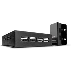 Lindy 42681 Network Extender - 4 USB 2.0 Ports, 50m, Power over Cable
