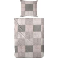 PRIMERA Glencheck Flanell Bettwäsche-Set - Winter Kuschelig