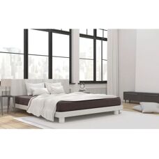 Primera Mako-Jersey Spannbettlaken - Dunkelbraun - Bett