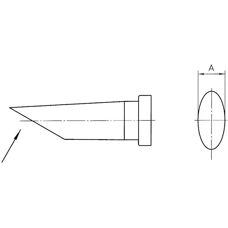 Pointe de soudure Weller LT - 2.4 mm, Ronde, Biseautée - Publicité