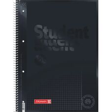 Brunnen Modèle 1067926190 - Cahier quadrillé A4 noir