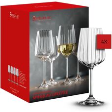 Spiegelau LifeStyle White Wine Glass - Set of 4, 440ml