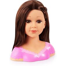 Bayer Design Charlene Super Model Styling Head - brünett
